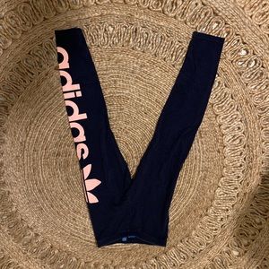 Adidas blue leggings
